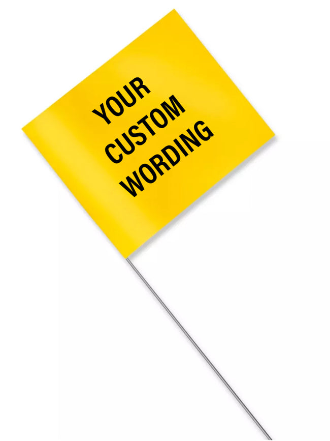 Custom Marking Flags - 2.5″ x 3.5″